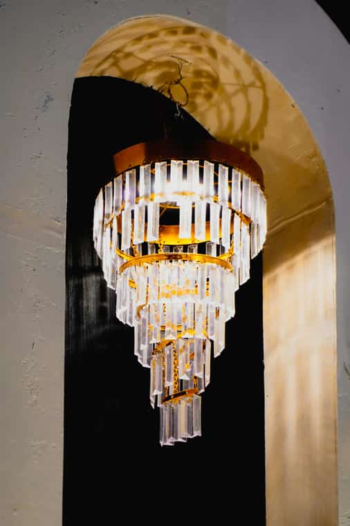 Crystal chandelier lighting